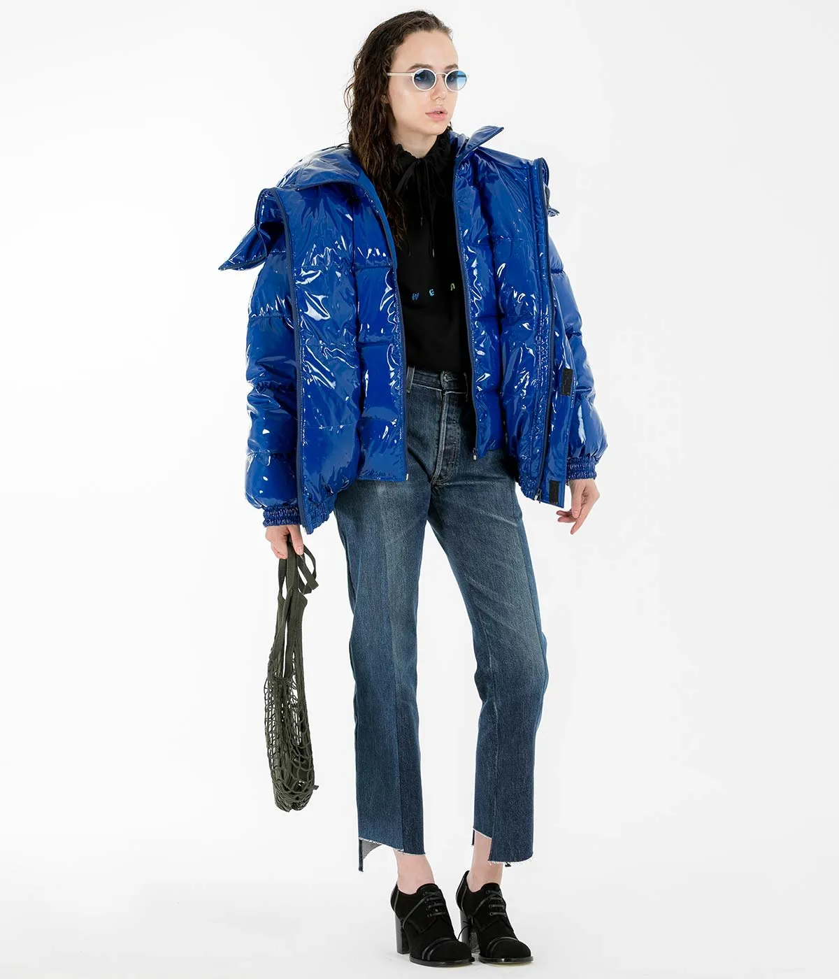 Blue Miss Webcam Puffer Jacket
