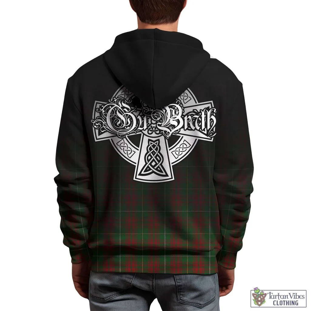 Bruce Hunting Tartan Hoodie Featuring Alba Gu Brath Family Crest Celtic Inspired