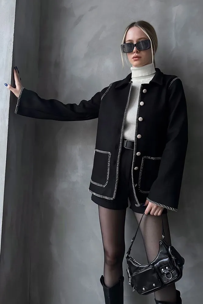 Buttonhole Stitch Jacket