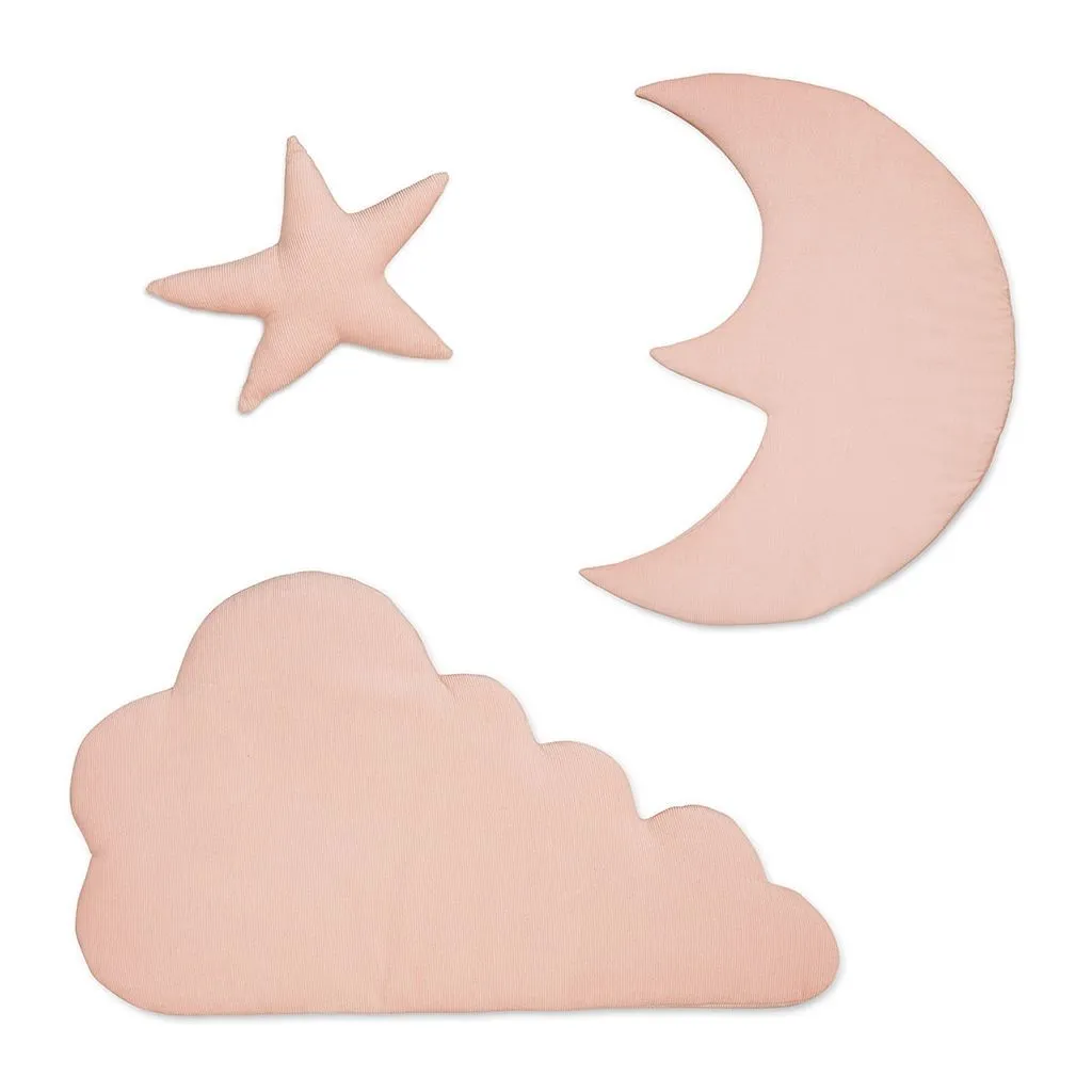 Cam Cam Wall Deco Fabric Moon, Star, Cloud