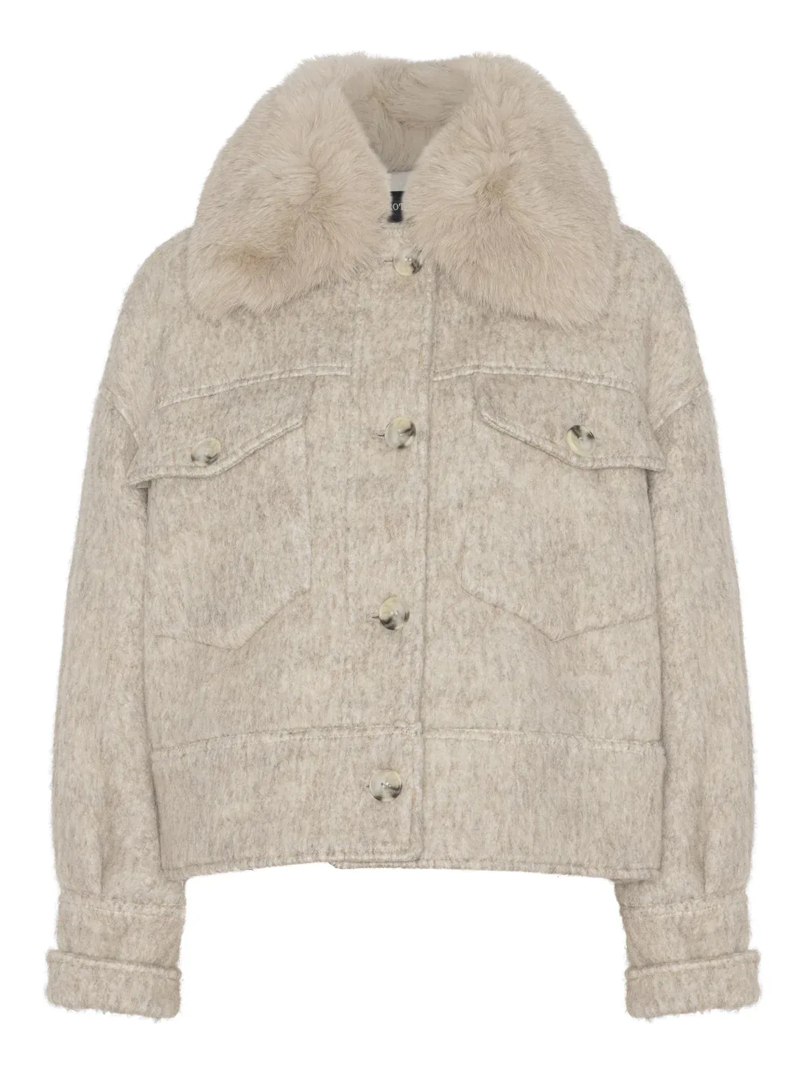 Charlie Jacket - Beige Mohair