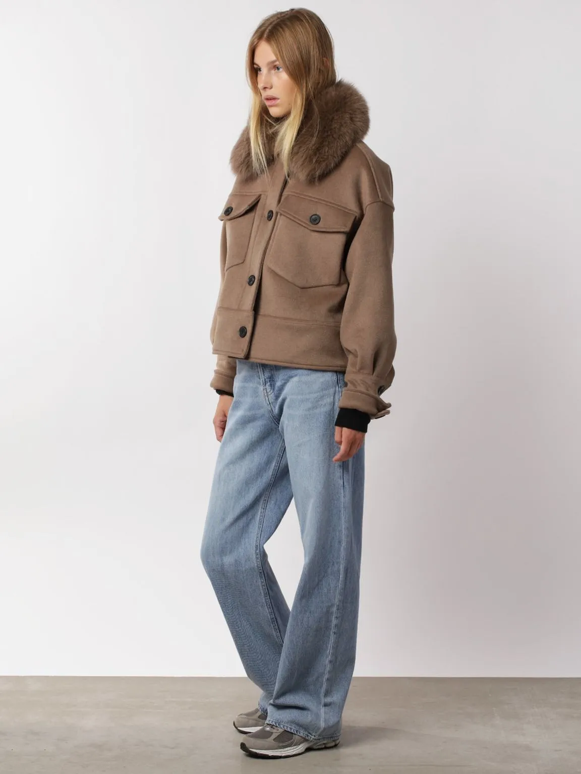Charlie Jacket - Wool - Brown