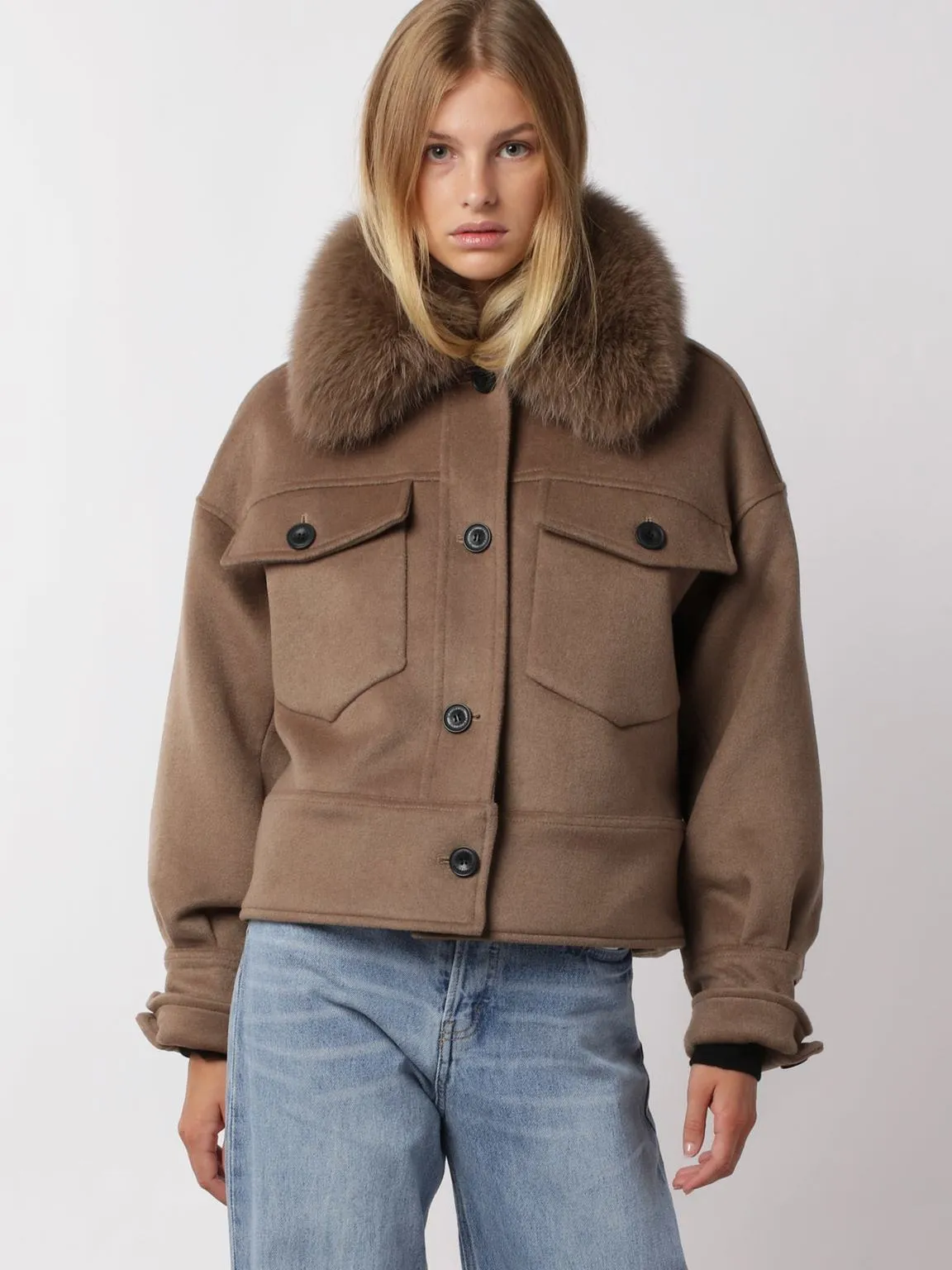 Charlie Jacket - Wool - Brown