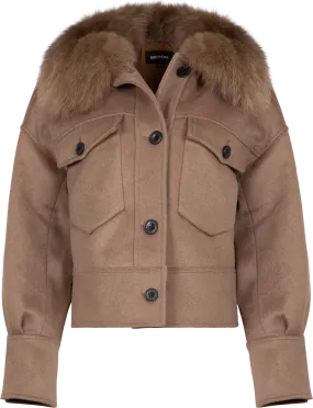 Charlie Jacket - Wool - Brown