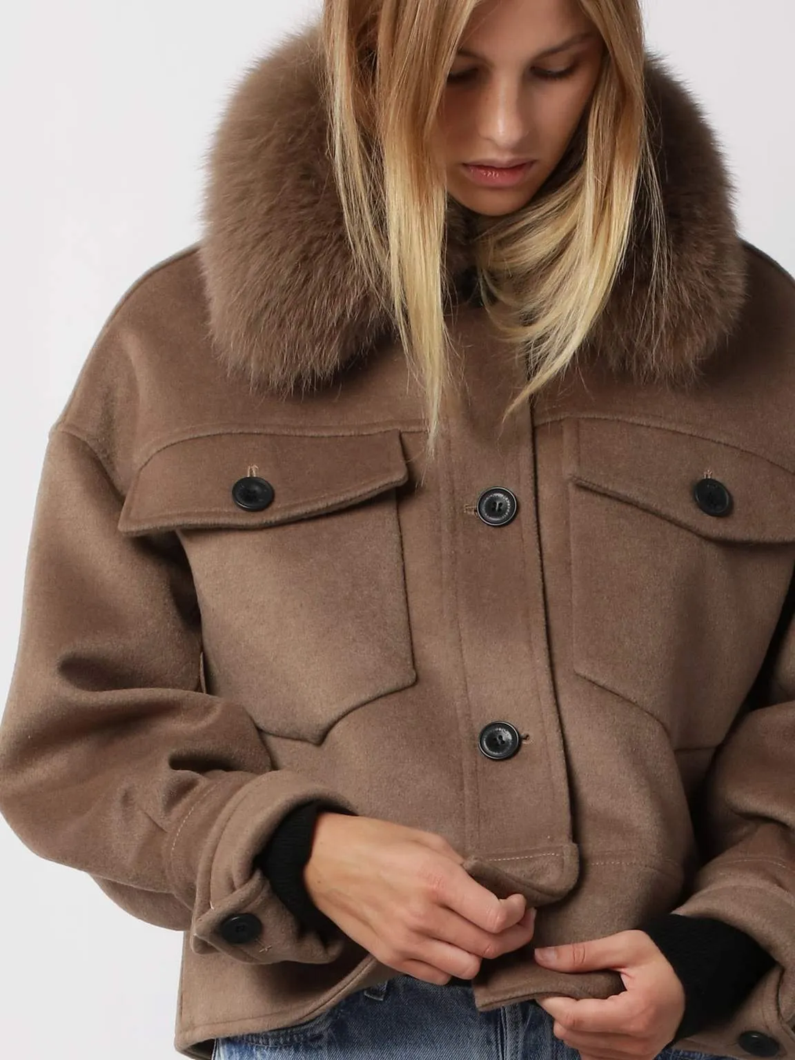 Charlie Jacket - Wool - Brown