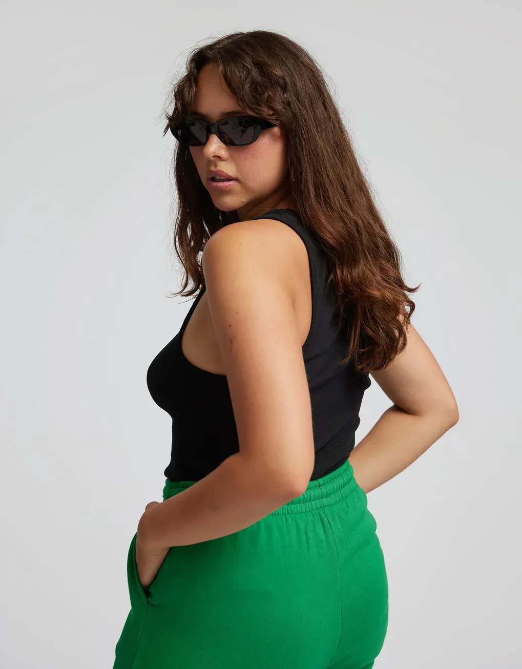 COLORFUL STANDARD | Women Organic Rib Tank Top | Seaside Blue