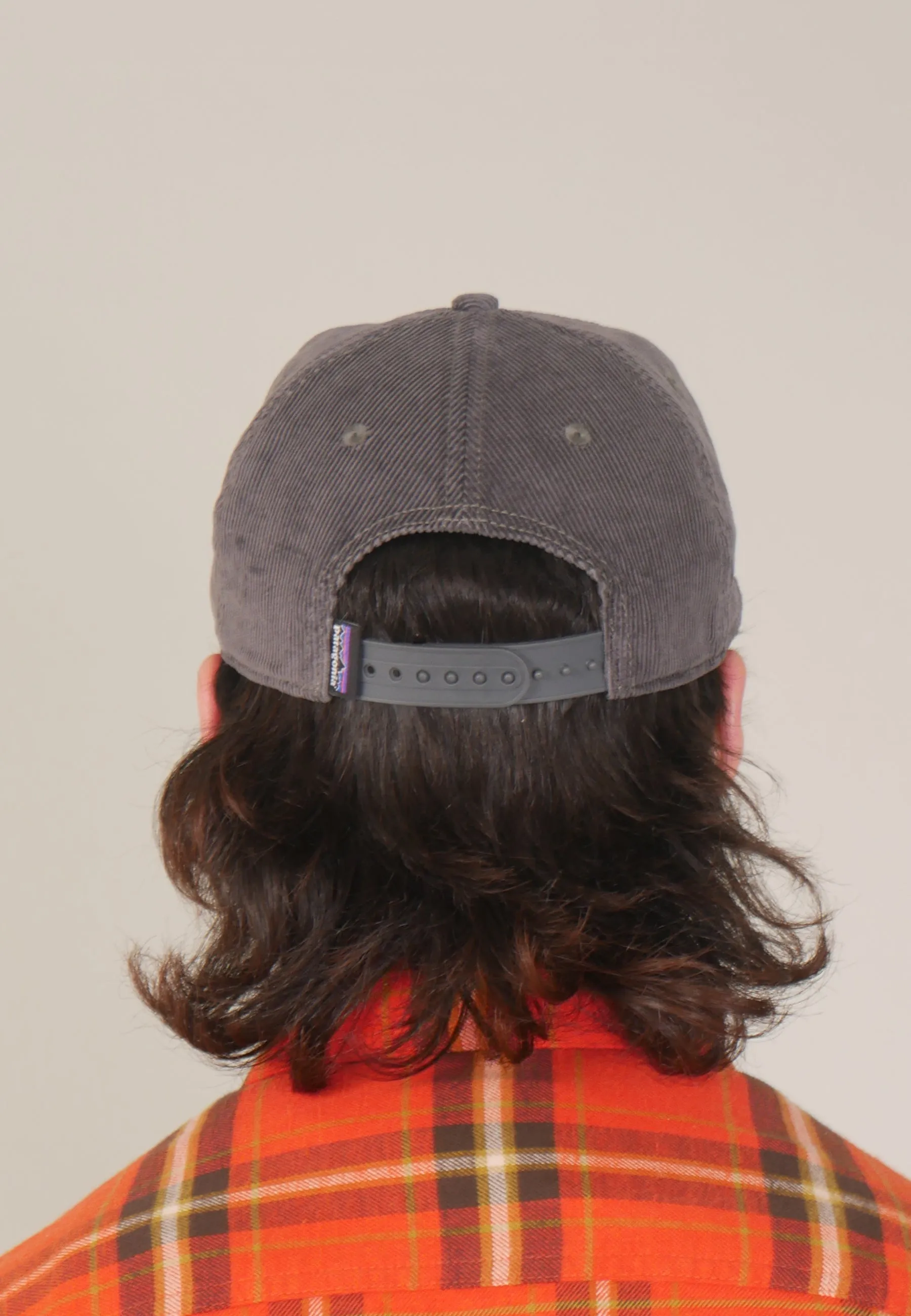 Corduroy Cap P-6 Label - forge grey