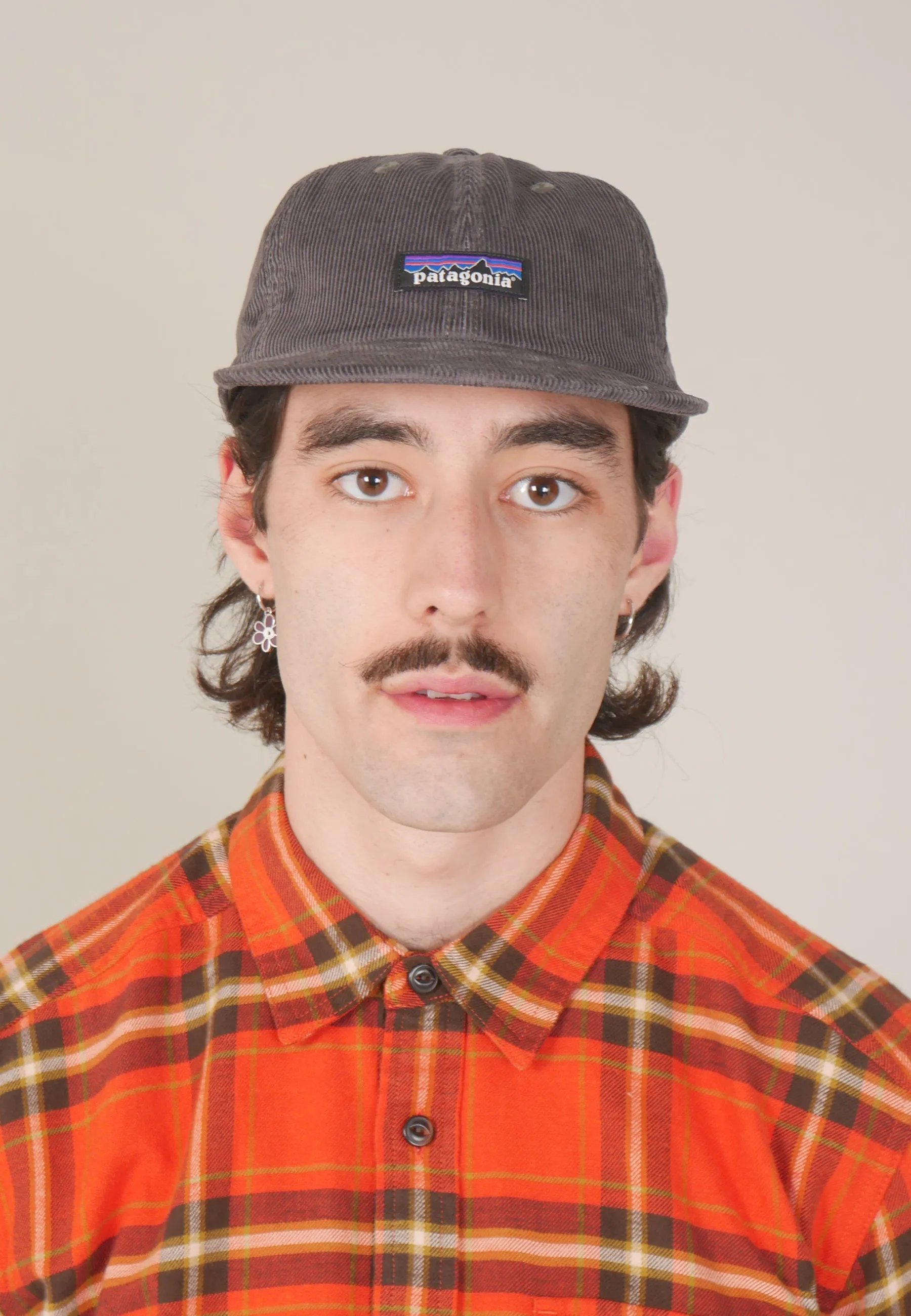 Corduroy Cap P-6 Label - forge grey