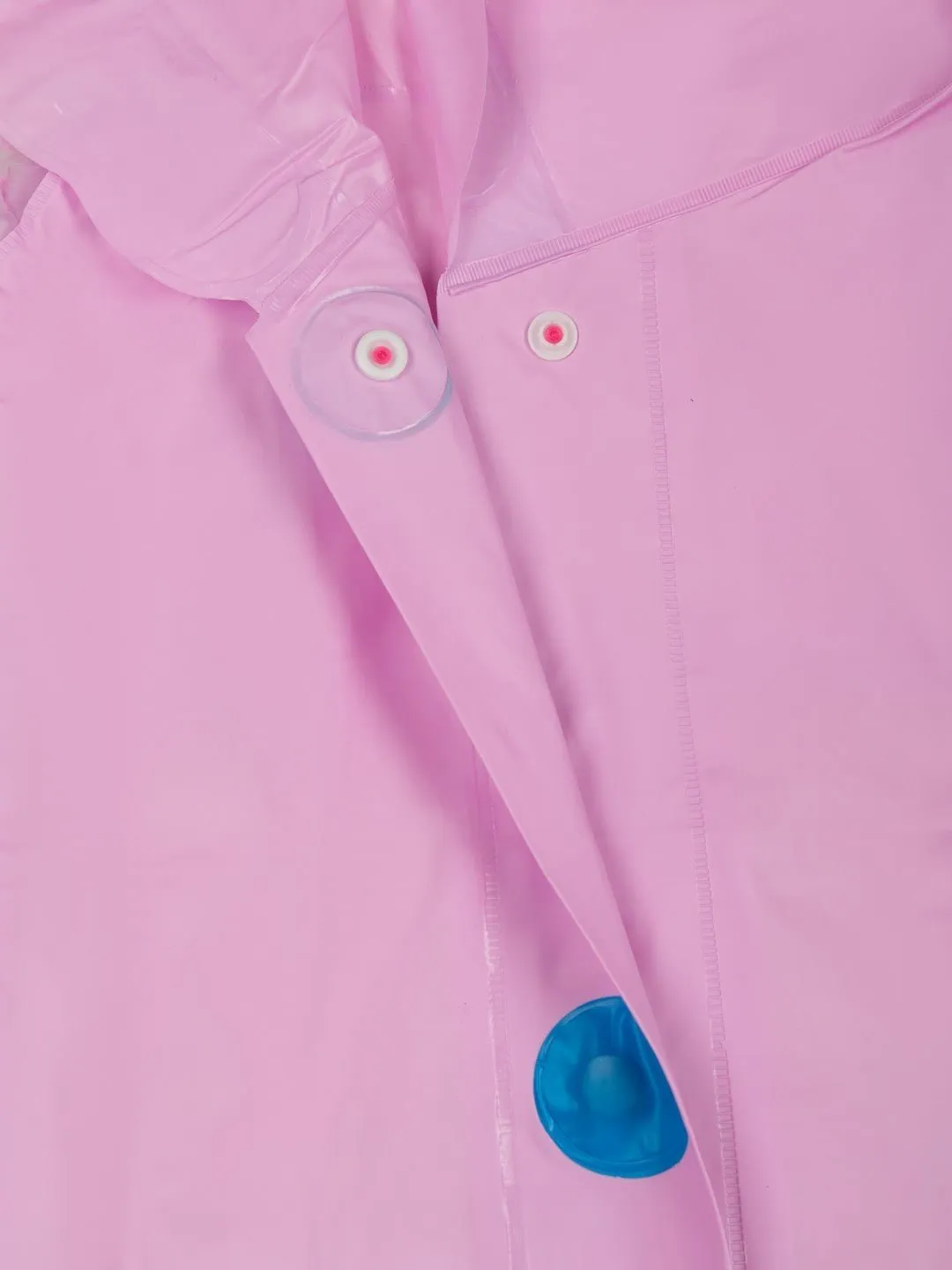 Enchanted Llama Pink Raincoat for Girls with Cute Ear Details and Colorful Pockets