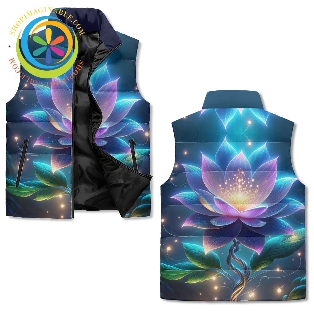 Enchanted Lotus Puffer Vest
