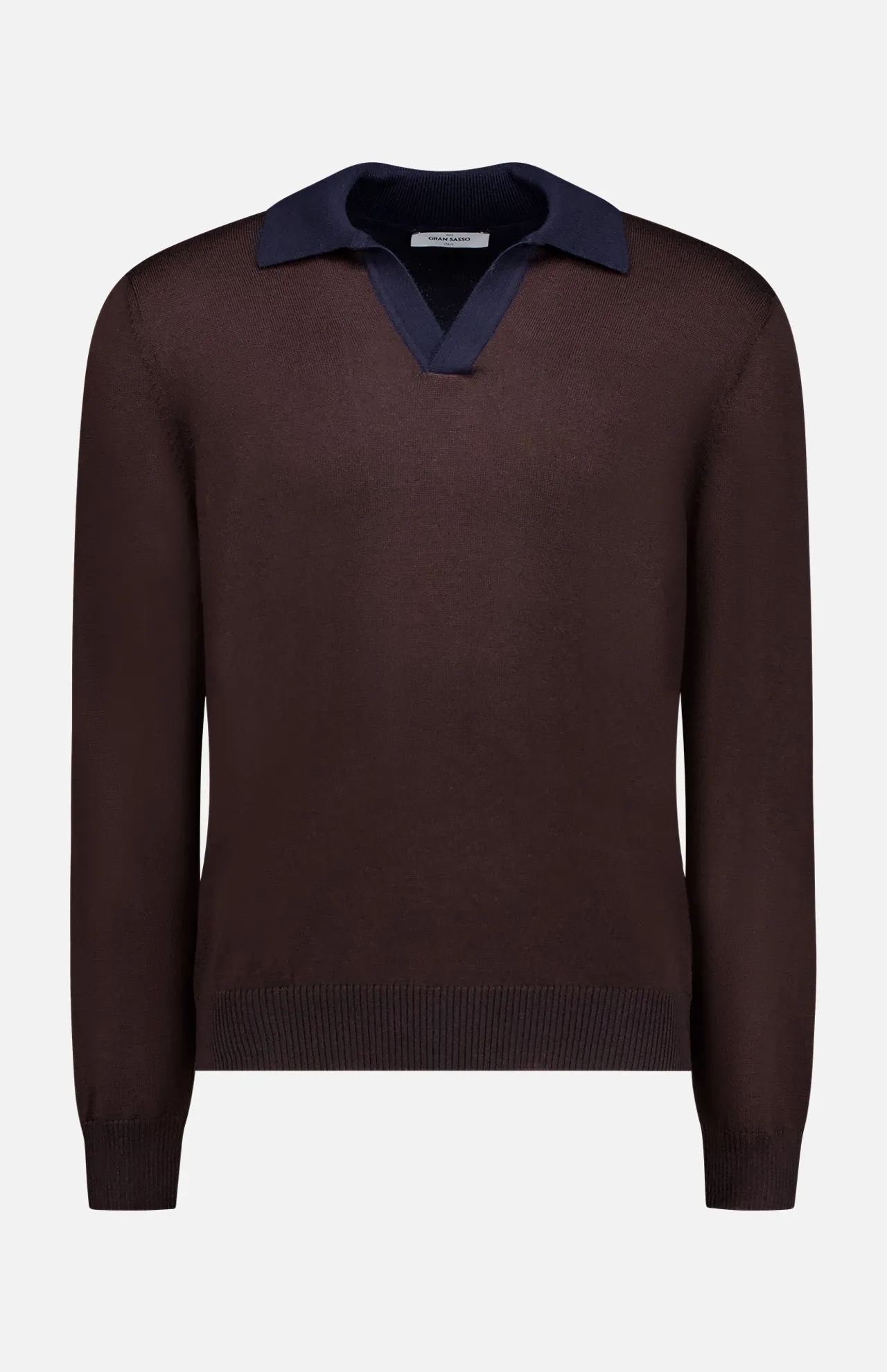 Johnny Collar Long Sleeve Polo