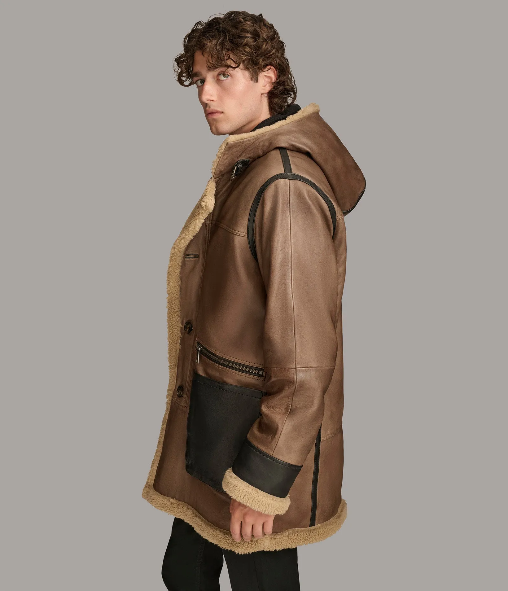Logan Faux Shearling Coat