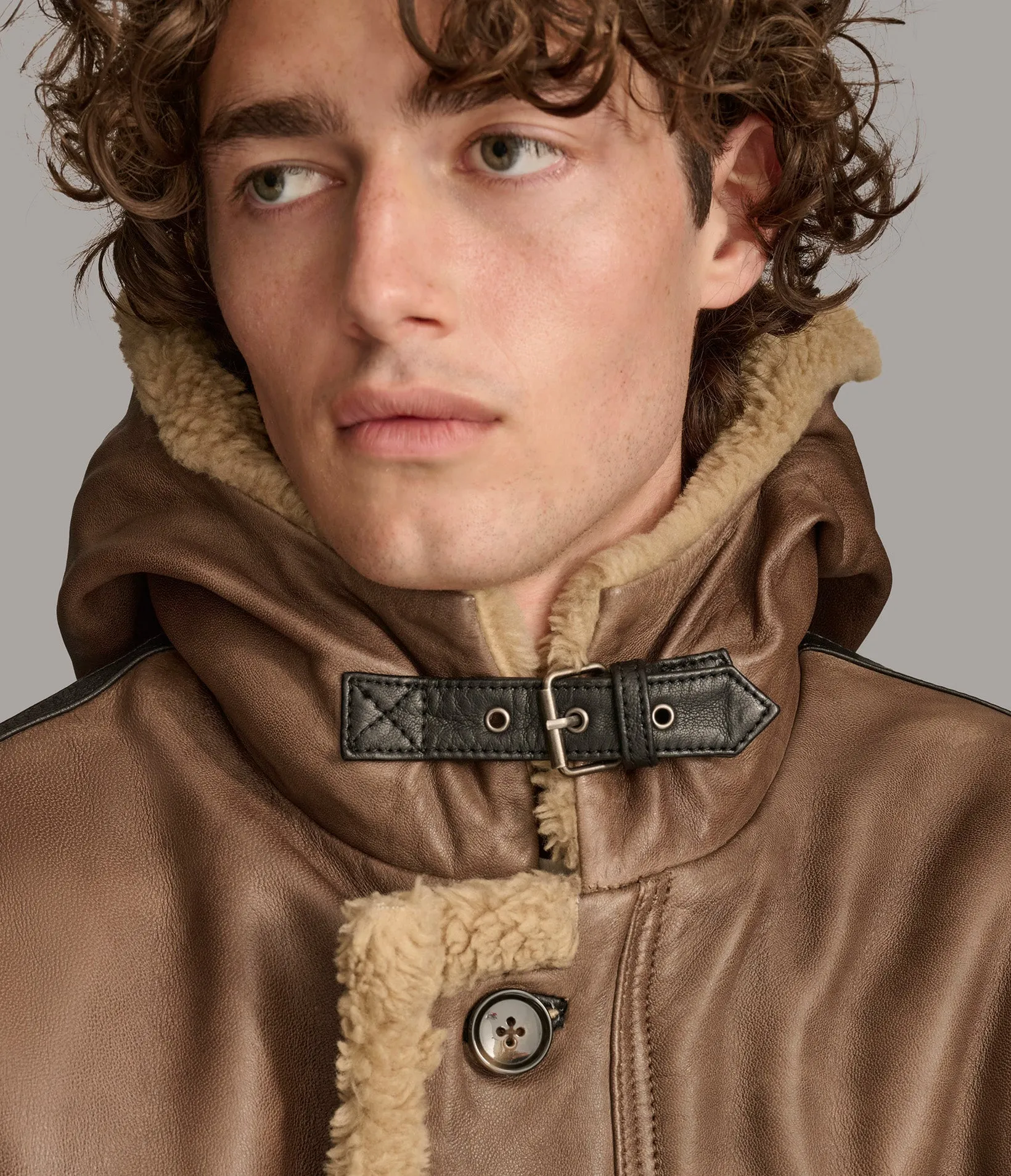 Logan Faux Shearling Coat