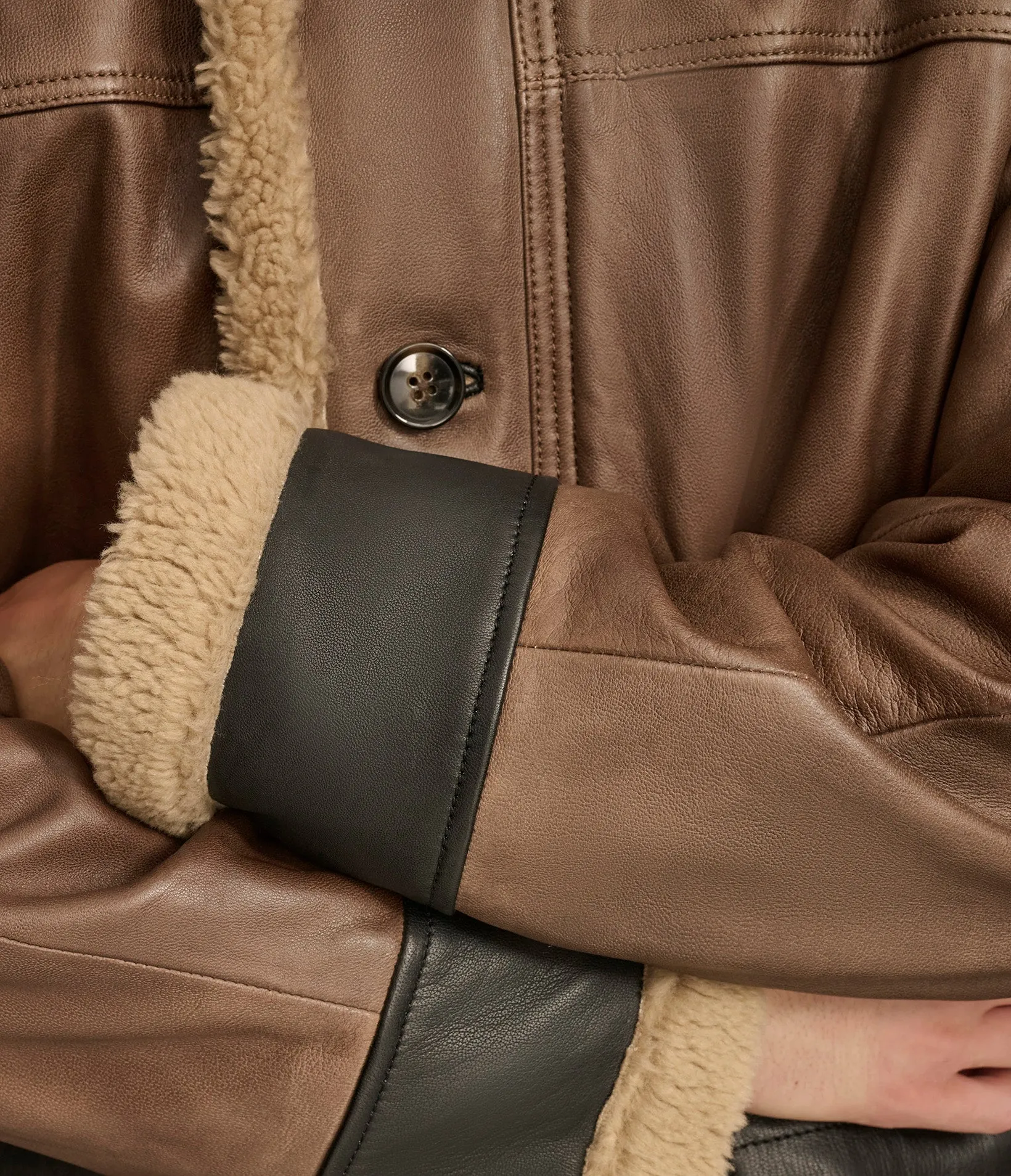 Logan Faux Shearling Coat