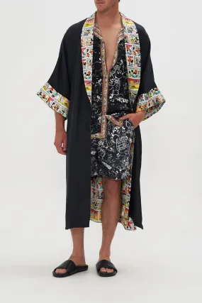 LONG LINE REVERSIBLE ROBE MICKEY TAKES A TRIP