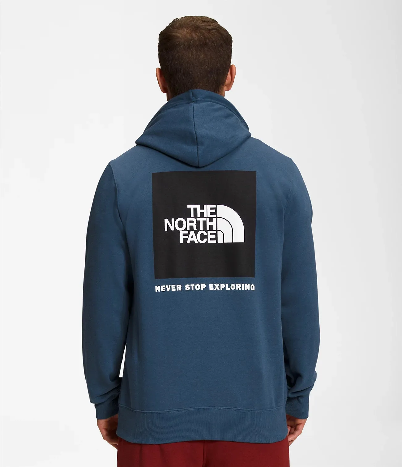 Men’s Box NSE Pullover Hoodie-Shady Blue/TNF Black