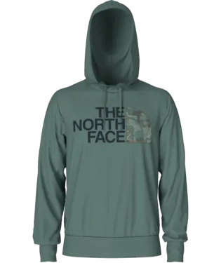 Men's Half Dome Pullover Hoodie - Dark Sage/Dark Sage Camo Texture Print