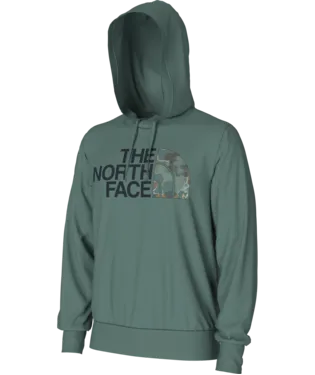 Men's Half Dome Pullover Hoodie - Dark Sage/Dark Sage Camo Texture Print