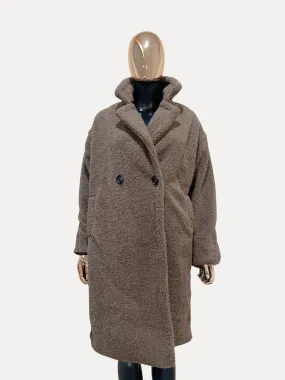 Mid Length Teddy Coat