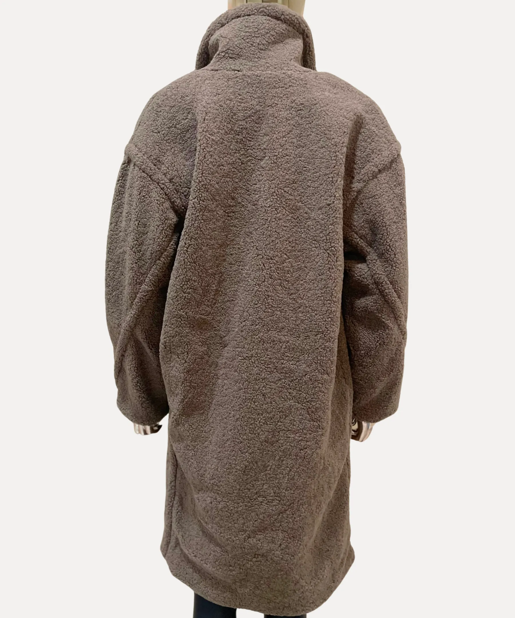 Mid Length Teddy Coat