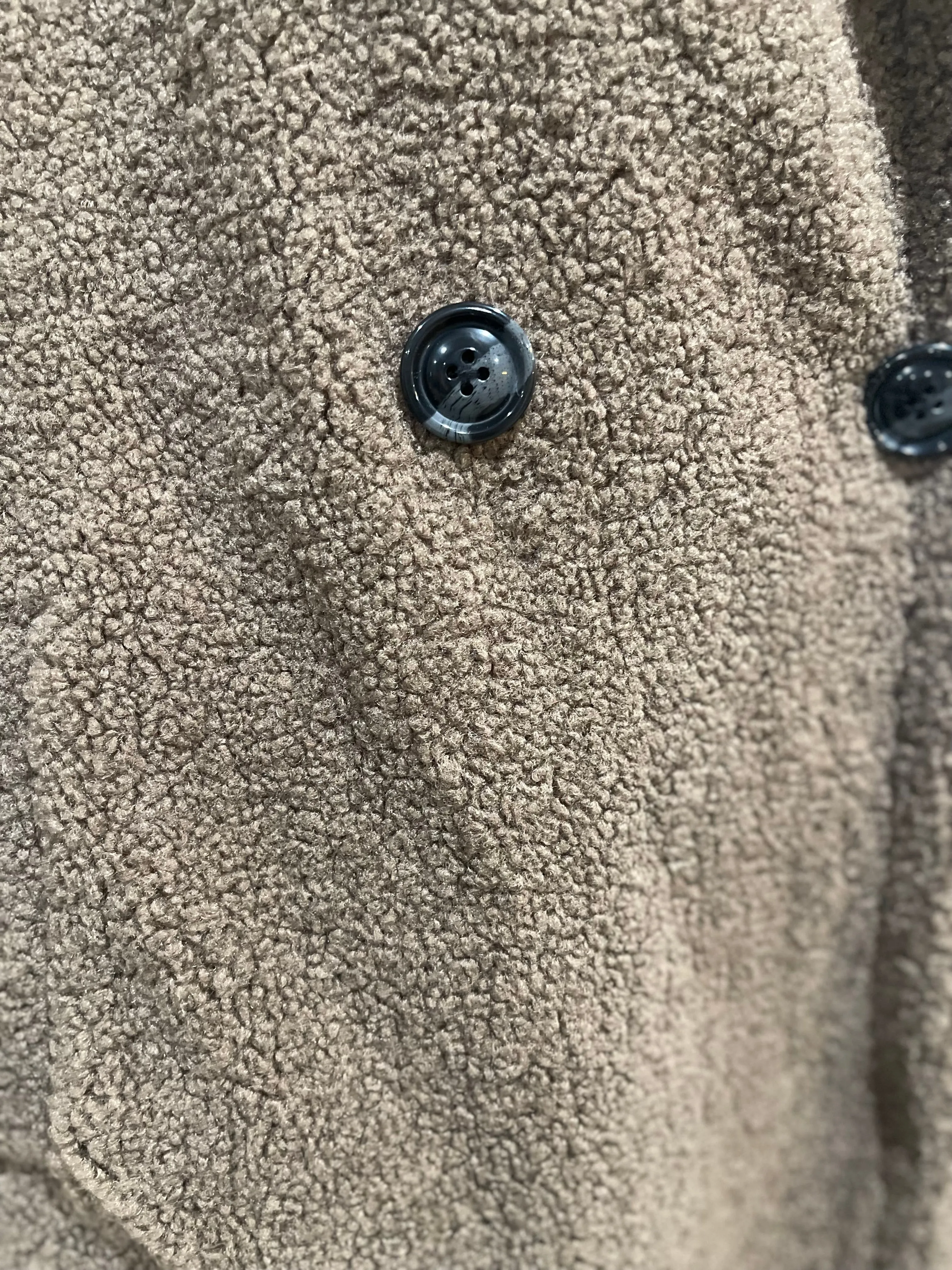 Mid Length Teddy Coat