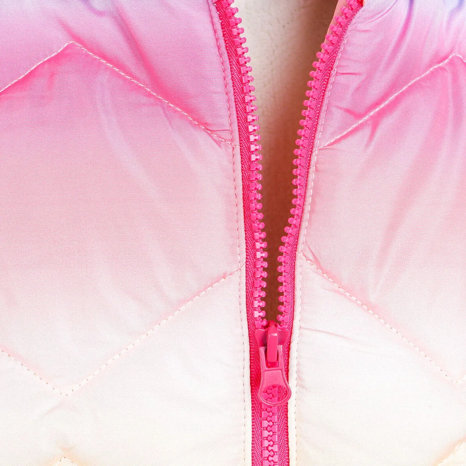 Midimod Baby Girl Colorful with Fur Pock - Fuchsia