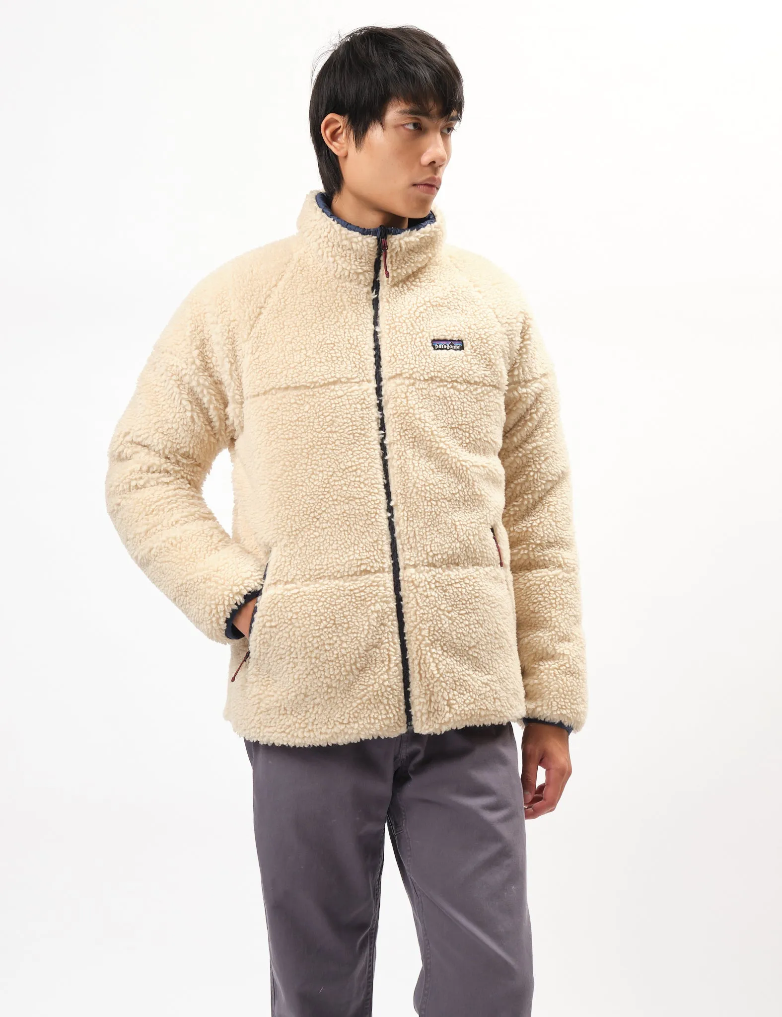 Patagonia Reversible Silent Down Jacket - New Navy Blue