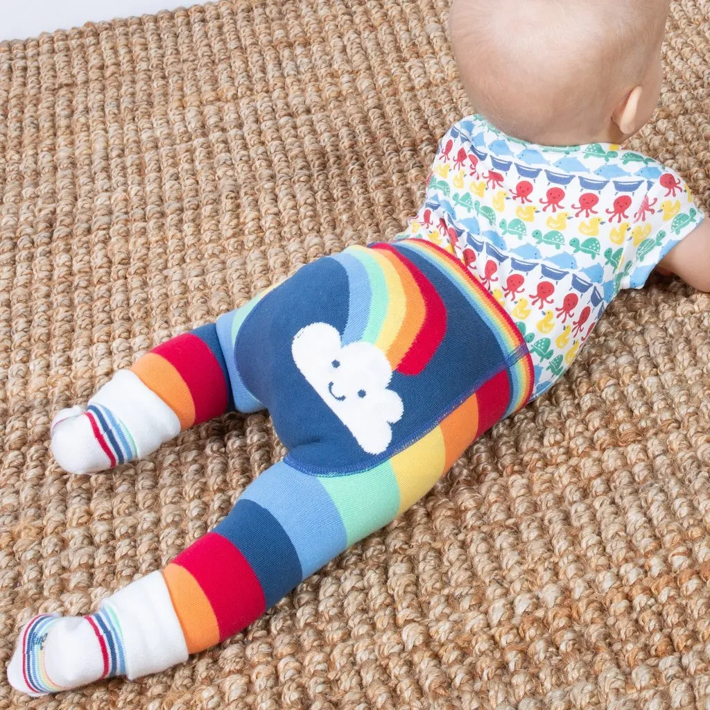 Rainbow Knit Leggings