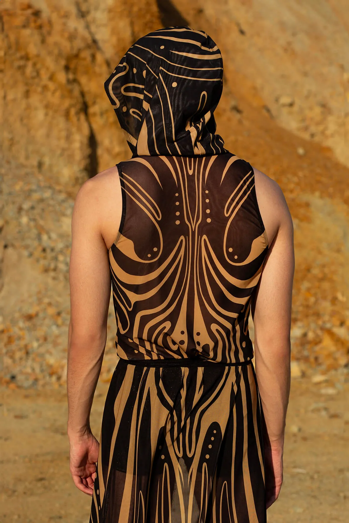 Sand Warrior Male Hooded Tunic