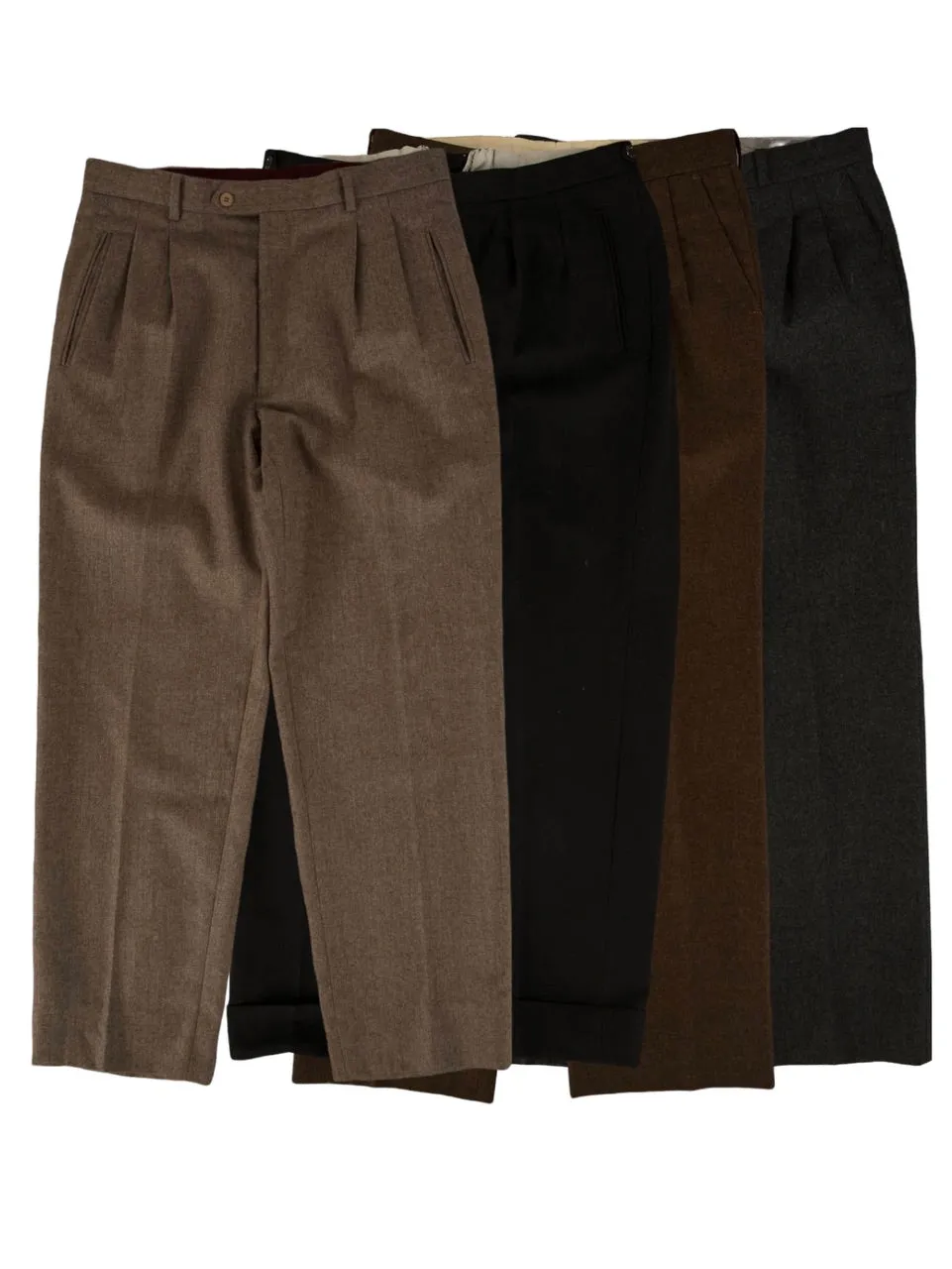 Vintage Men’s Wool Trousers Bundle (20 pcs)